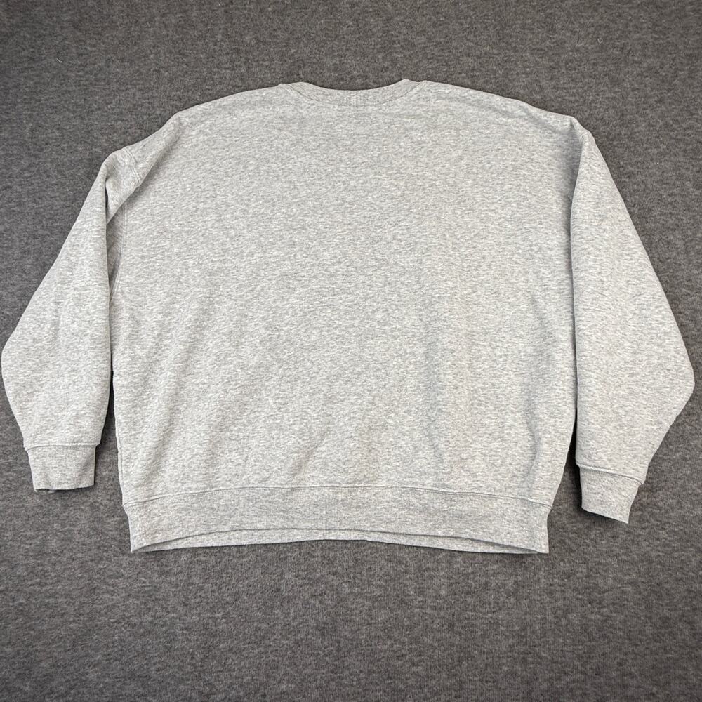 Grayson Threads Womens Gingham Heart Sweater Grey Pullover XL Valentine Holiday - Picture 4 of 11